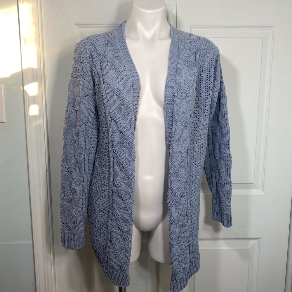 Pink Rose Vintage Blue Cardigan